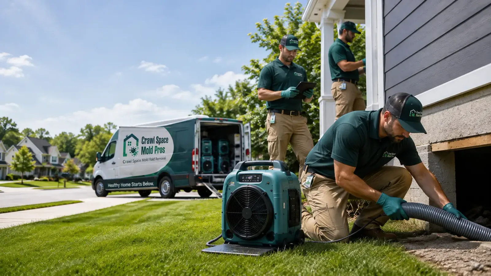 Crawl Space Mold Removal in Galesburg, ND